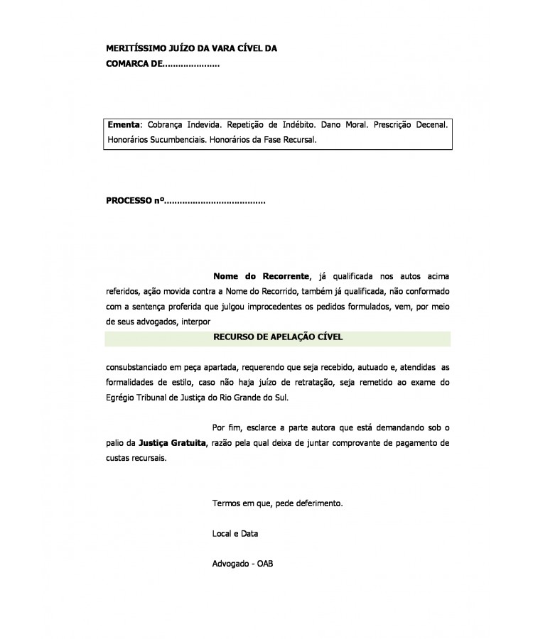 Recurso de Apelação Cível. Restituição do Indébito em Dobro. Dano Moral. Honorários.