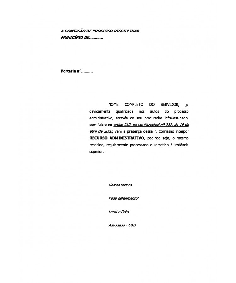 Recurso Administrativo à Processo Administrativo Disciplinar. Readaptação do Servidor a funções compatíveis com o seu estado de saúde.